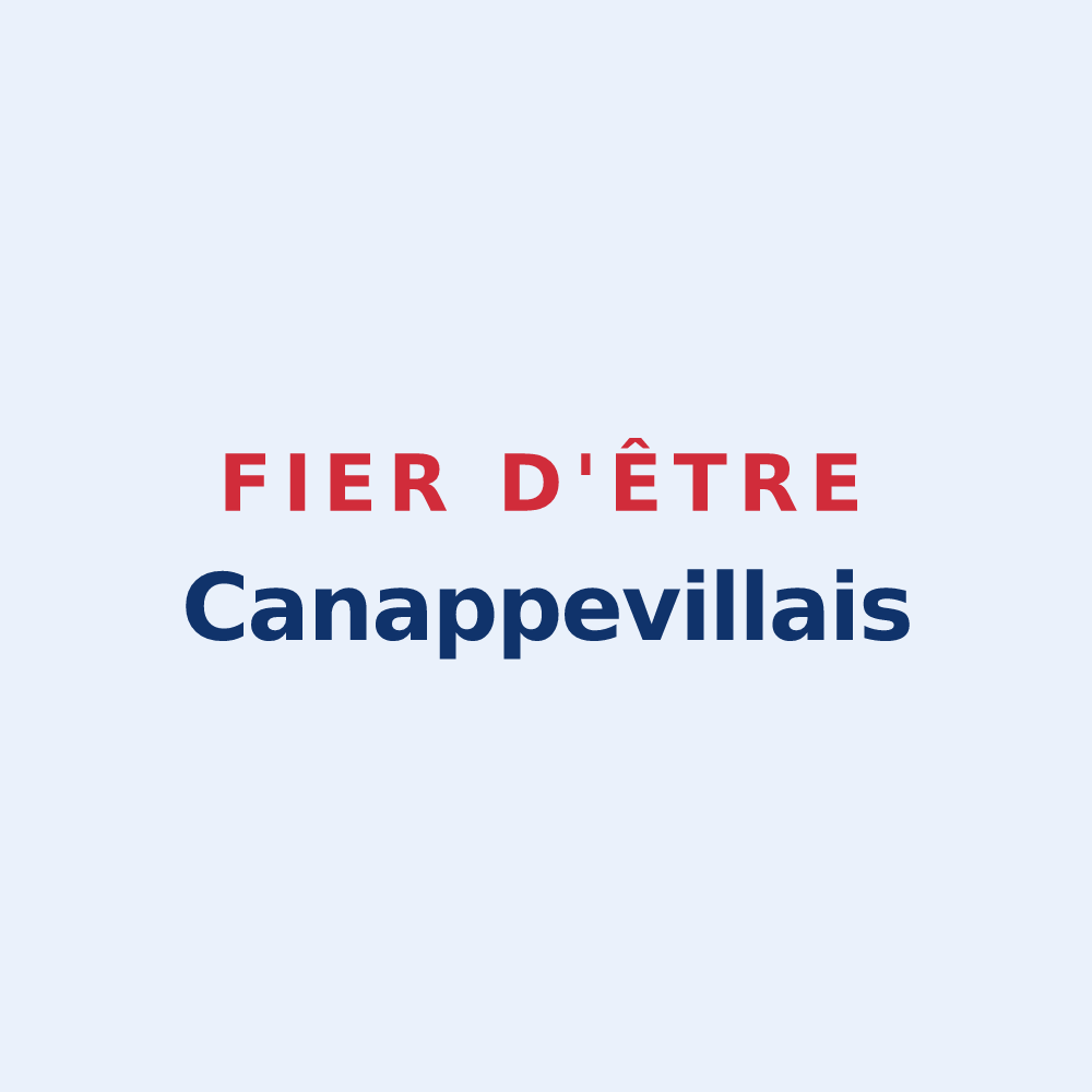 Sticker « Fier d'être Canappevillais » — design pour Canappeville