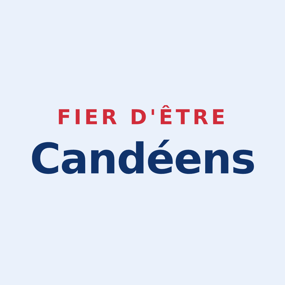 Sticker « Fier d'être Candéens » — design pour Candé