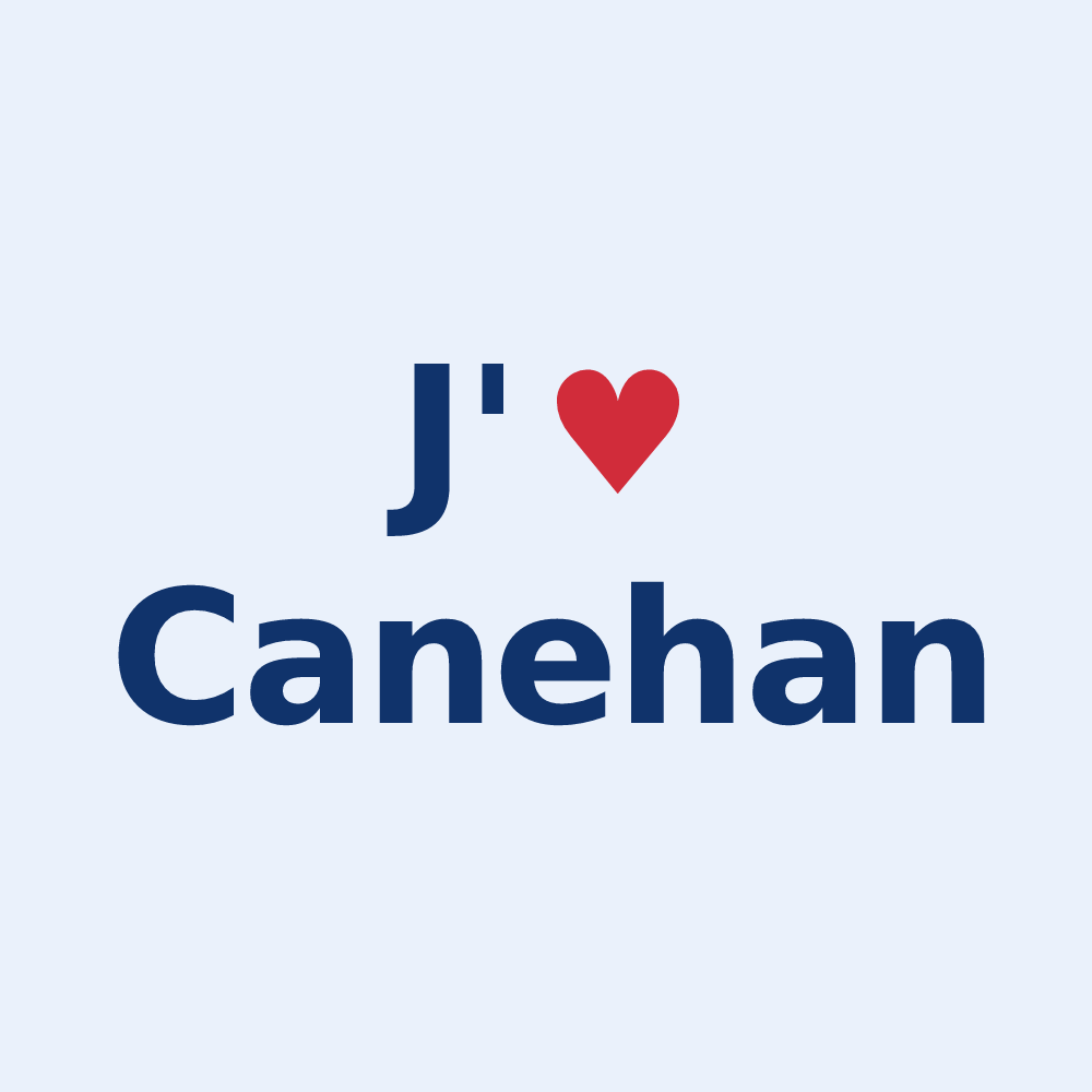 Sticker personnalisé Canehan — design J'aime Canehan