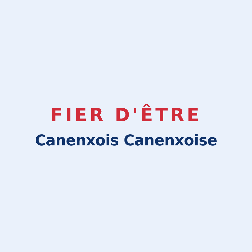 Sticker « Fier d'être Canenxois Canenxoise » — design pour Canenx-et-Réaut