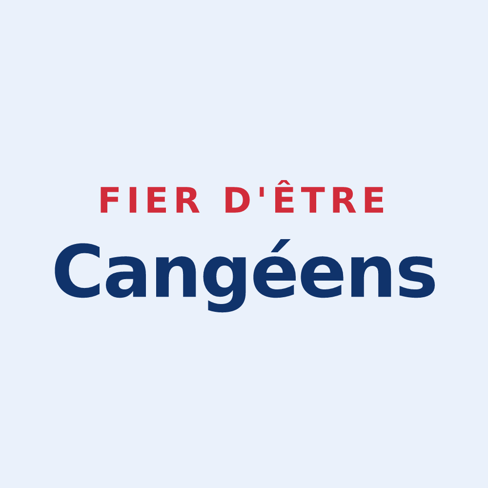 Sticker « Fier d'être Cangéens » — design pour Cangey