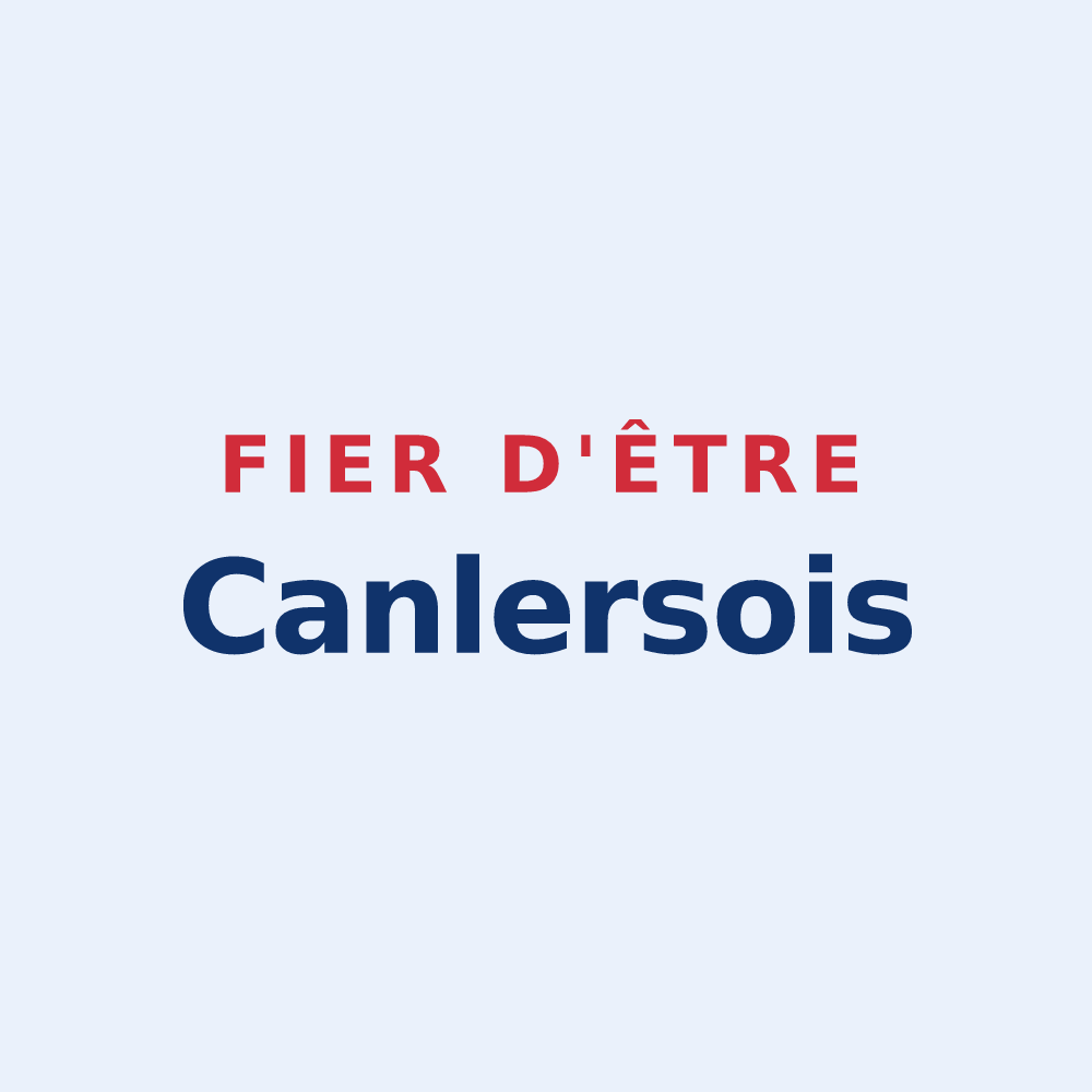 Sticker « Fier d'être Canlersois » — design pour Canlers