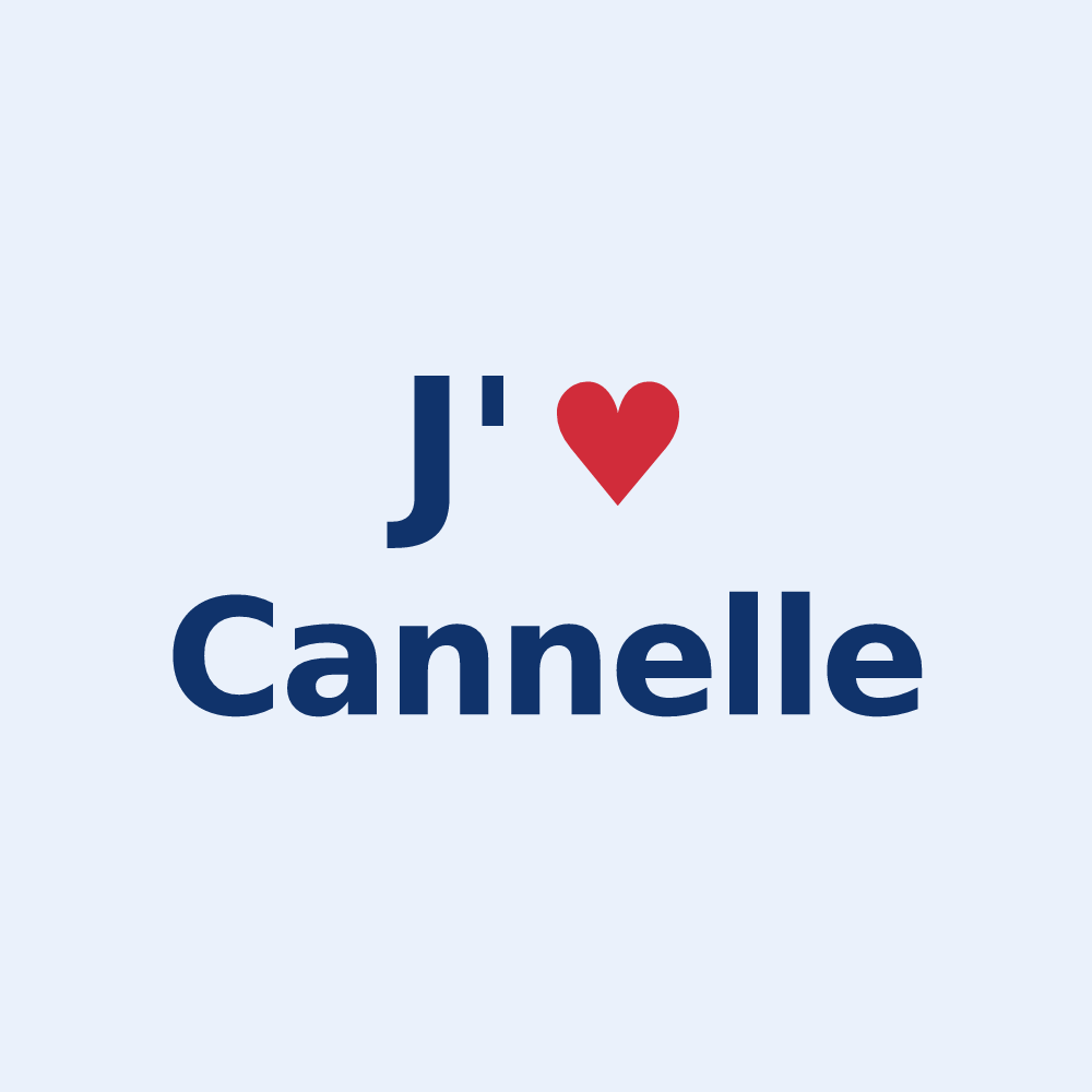 Sticker personnalisé Cannelle — design J'aime Cannelle
