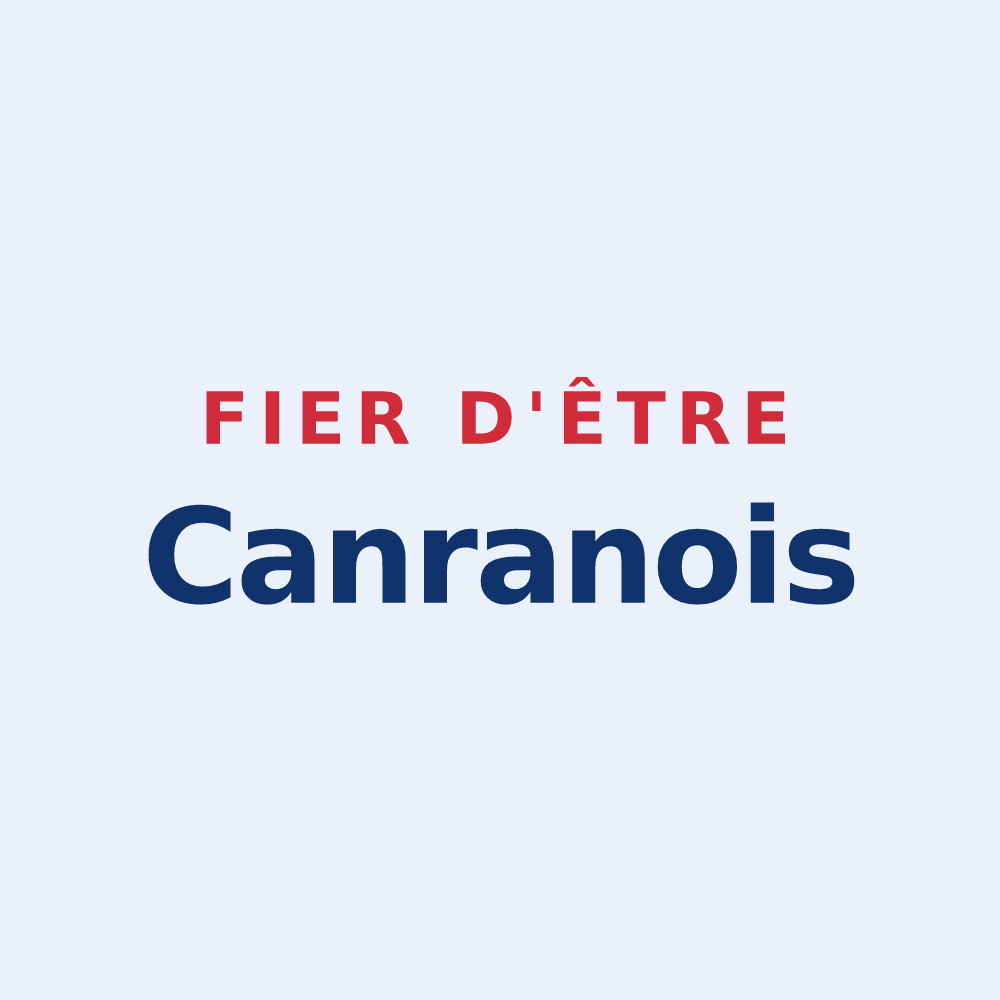 Sticker « Fier d'être Canranois » — design pour Cannes-et-Clairan