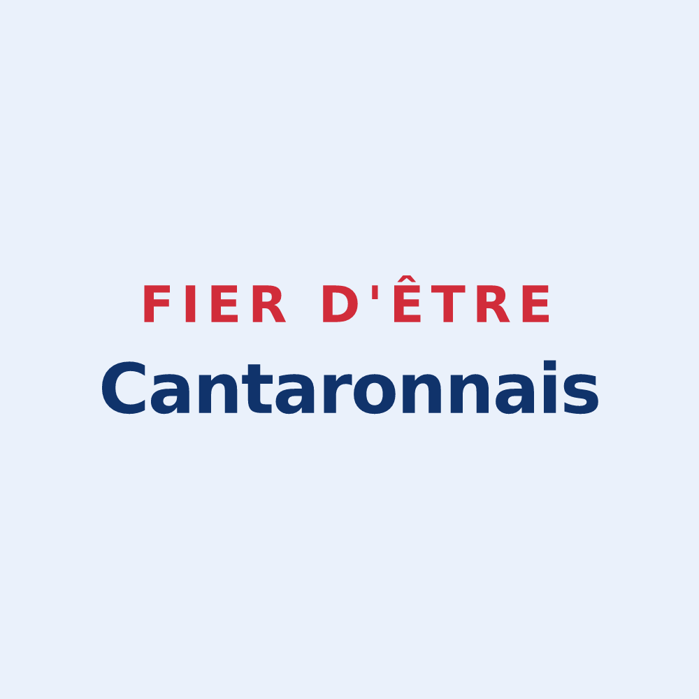 Sticker « Fier d'être Cantaronnais » — design pour Cantaron