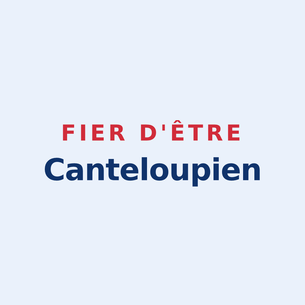 Sticker « Fier d'être Canteloupien » — design pour Canteloup