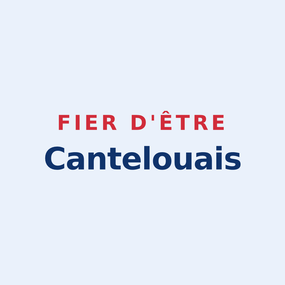 Sticker « Fier d'être Cantelouais » — design pour Canteloup