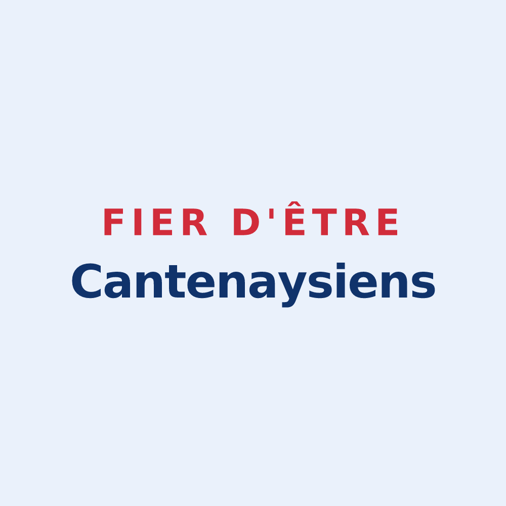 Sticker « Fier d'être Cantenaysiens » — design pour Cantenay-Épinard