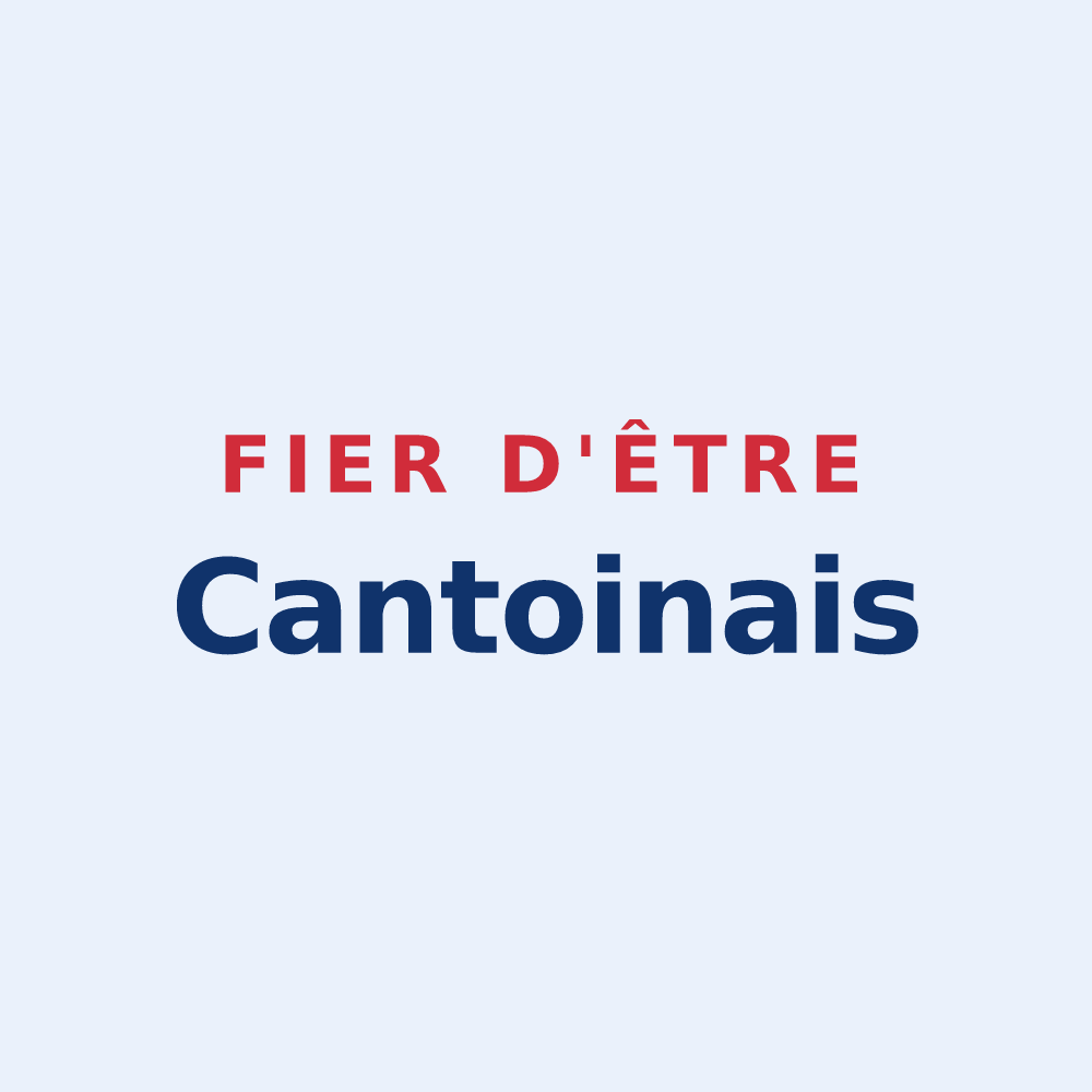 Sticker « Fier d'être Cantoinais » — design pour Cantoin