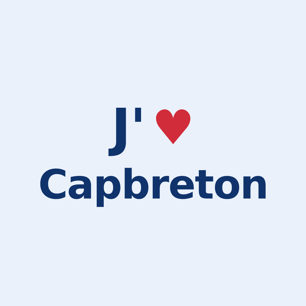 Sticker personnalisé Capbreton — design J'aime Capbreton