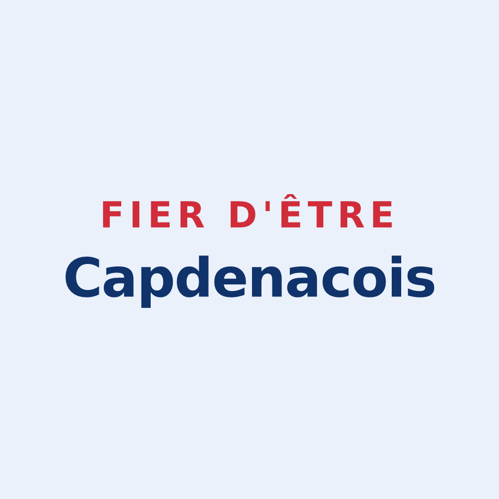 Sticker « Fier d'être Capdenacois » — design pour Capdenac
