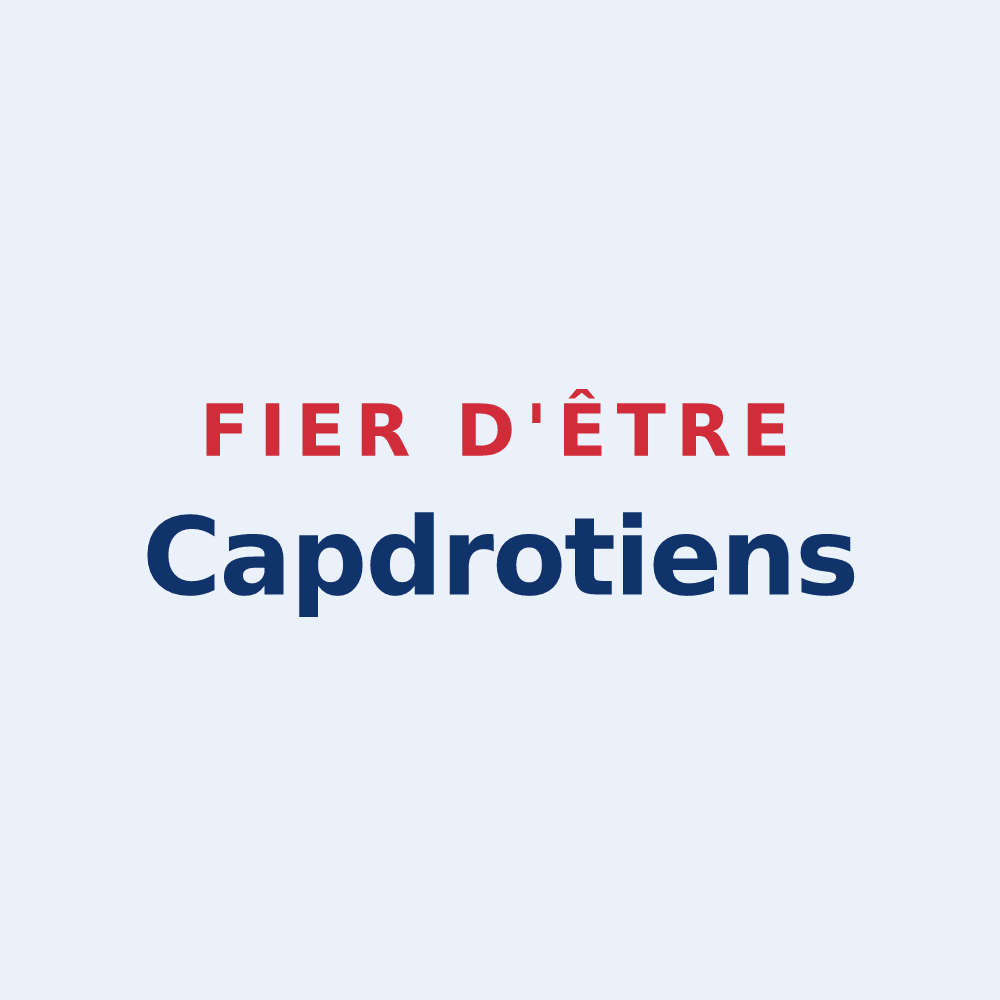 Sticker « Fier d'être Capdrotiens » — design pour Capdrot