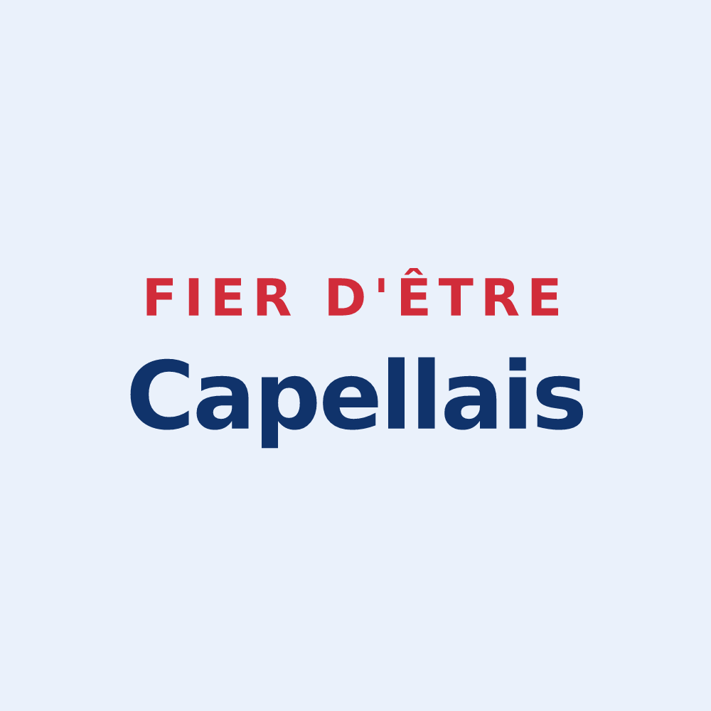 Sticker « Fier d'être Capellais » — design pour Capelle-les-Grands