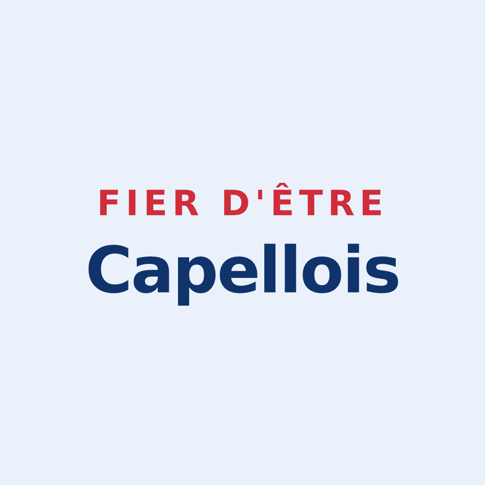 Sticker « Fier d'être Capellois » — design pour Capelle