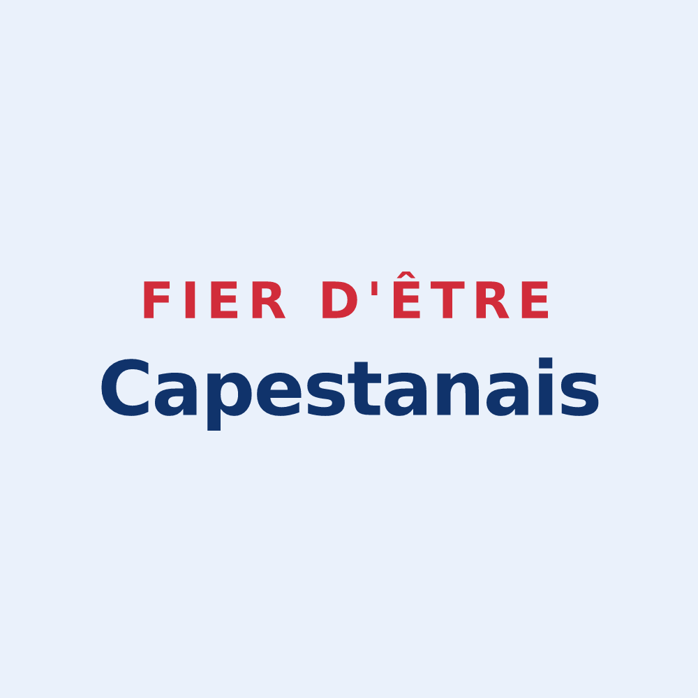 Sticker « Fier d'être Capestanais » — design pour Capestang