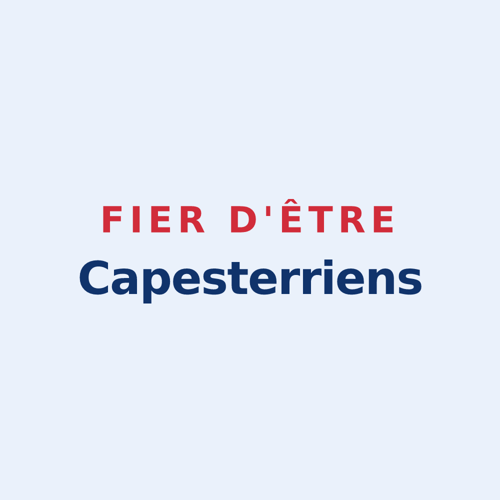 Sticker « Fier d'être Capesterriens » — design pour Capesterre-Belle-Eau