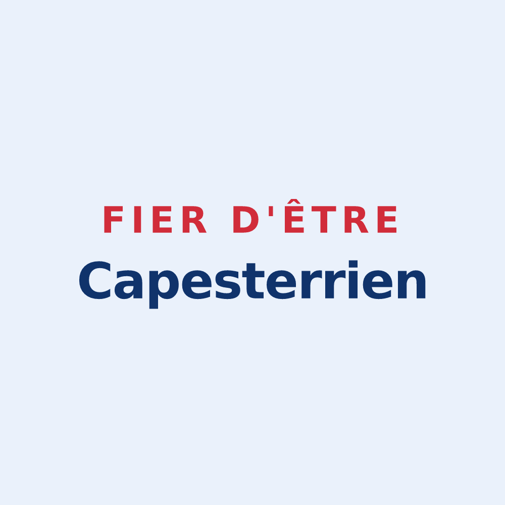 Sticker « Fier d'être Capesterrien » — design pour Capesterre-de-Marie-Galante