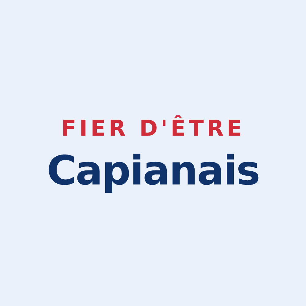 Sticker « Fier d'être Capianais » — design pour Capian
