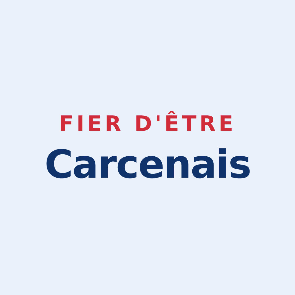 Sticker « Fier d'être Carcenais » — design pour Carcen-Ponson