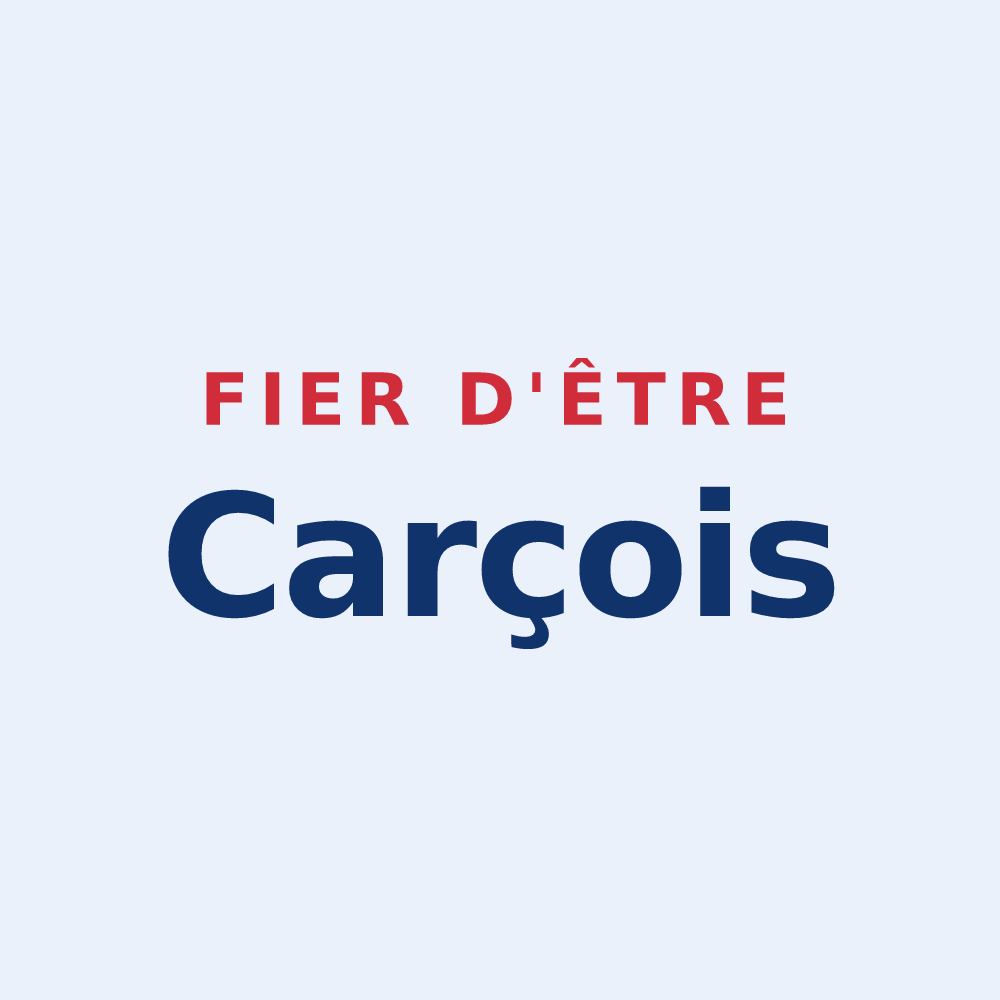 Sticker « Fier d'être Carçois » — design pour Carcès
