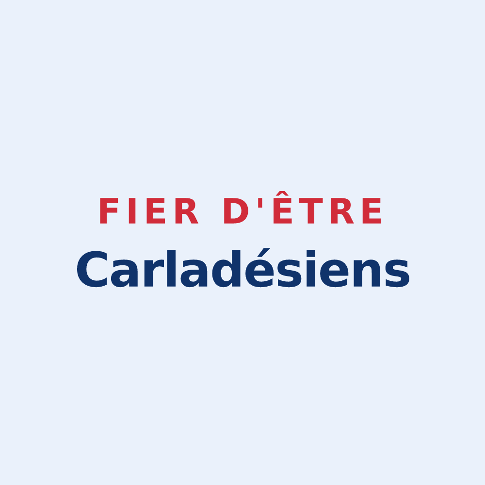 Sticker « Fier d'être Carladésiens » — design pour Carlat