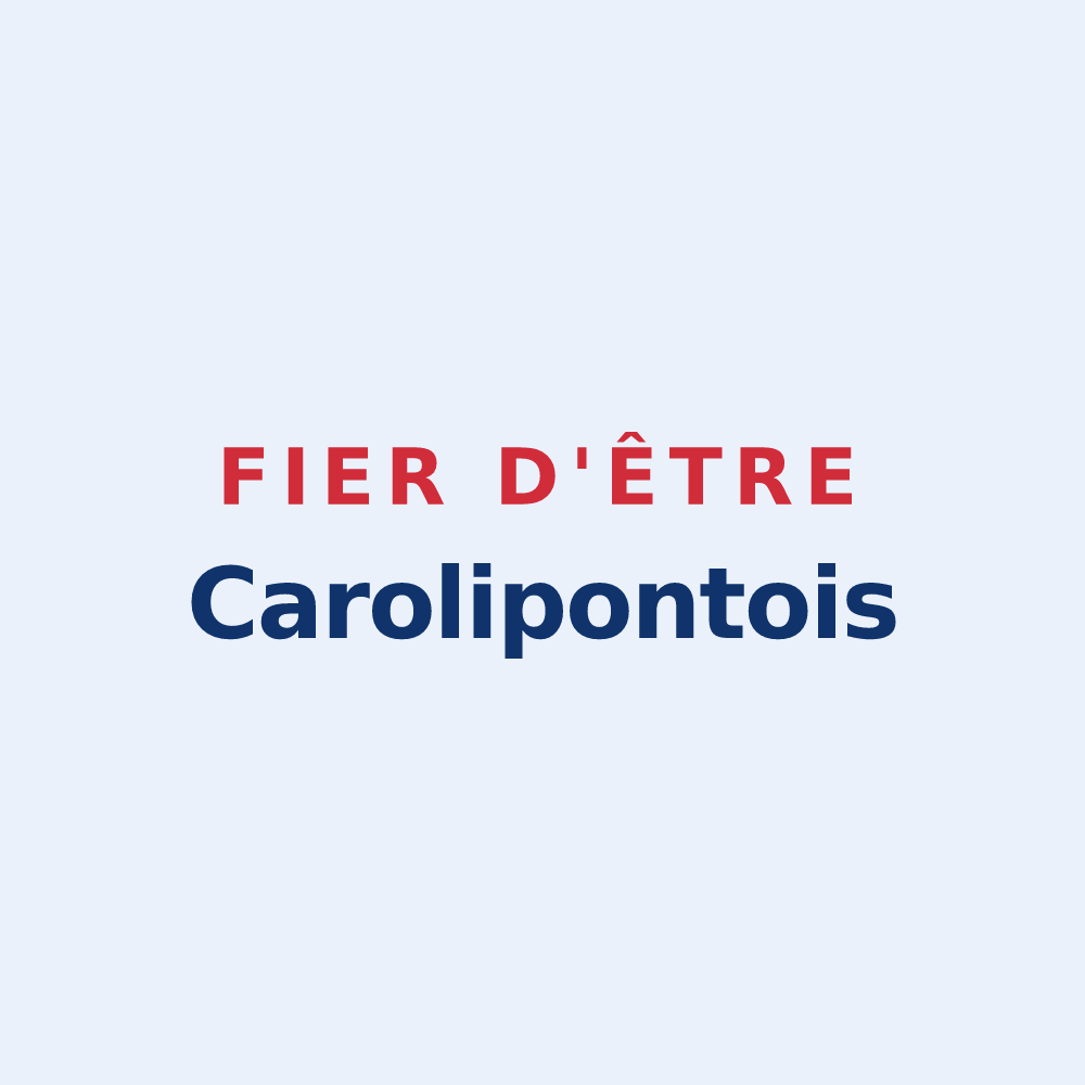 Sticker « Fier d'être Carolipontois » — design pour Carlepont