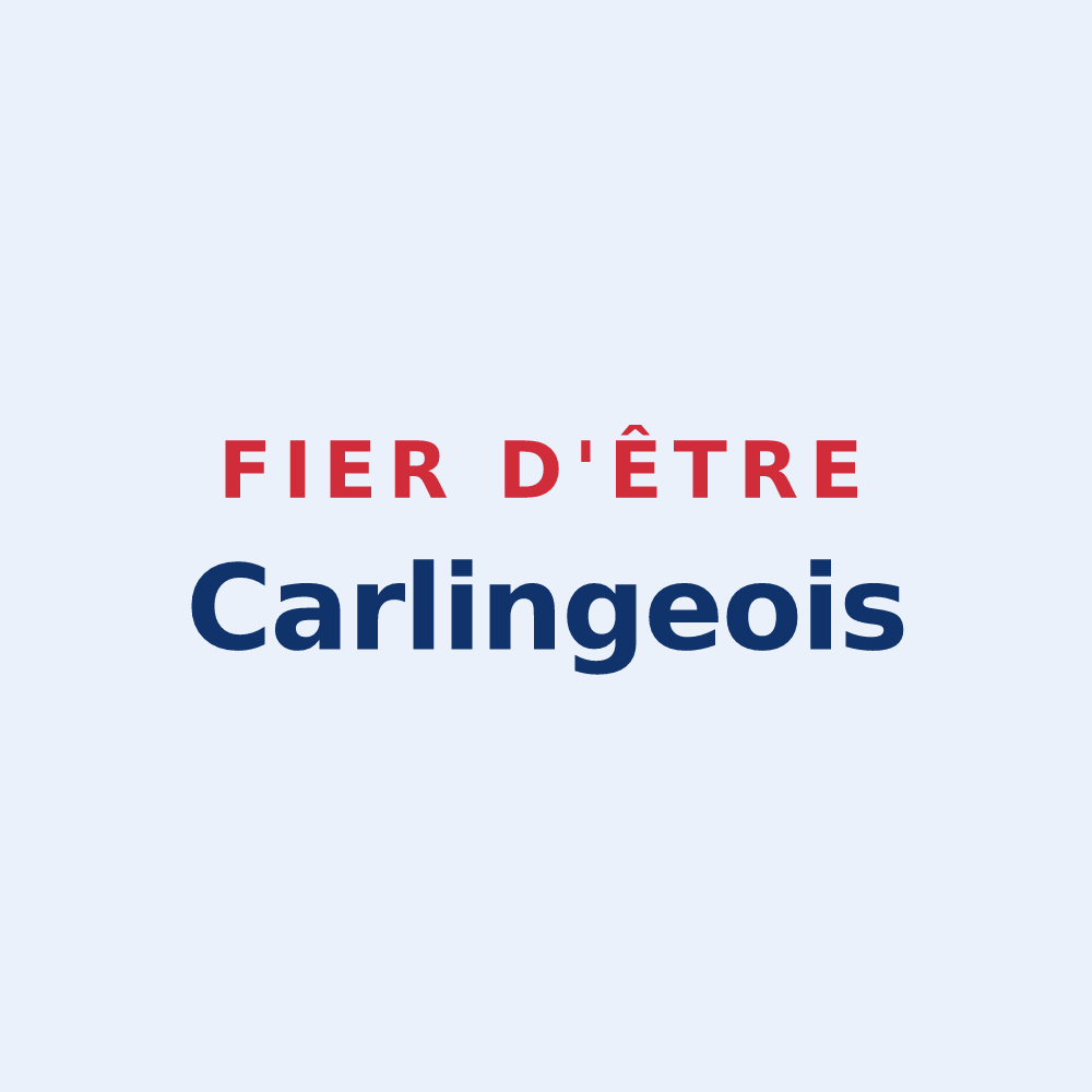 Sticker « Fier d'être Carlingeois » — design pour Carling