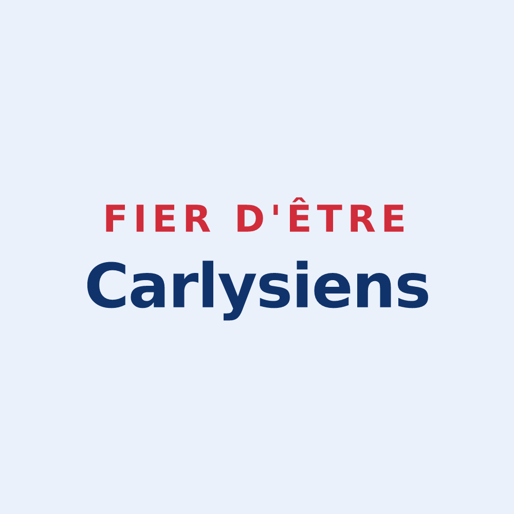Sticker « Fier d'être Carlysiens » — design pour Carly