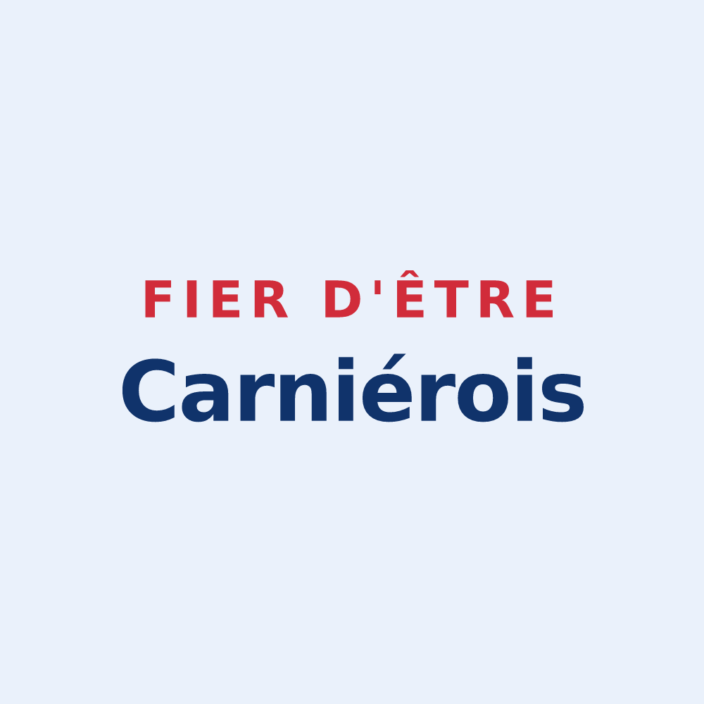 Sticker « Fier d'être Carniérois » — design pour Carnières