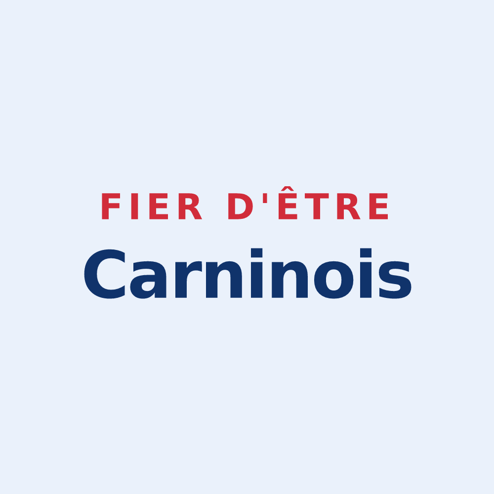 Sticker « Fier d'être Carninois » — design pour Carnin