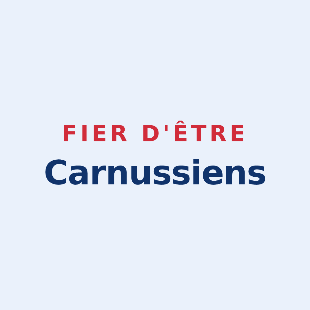 Sticker « Fier d'être Carnussiens » — design pour Carnoux-en-Provence