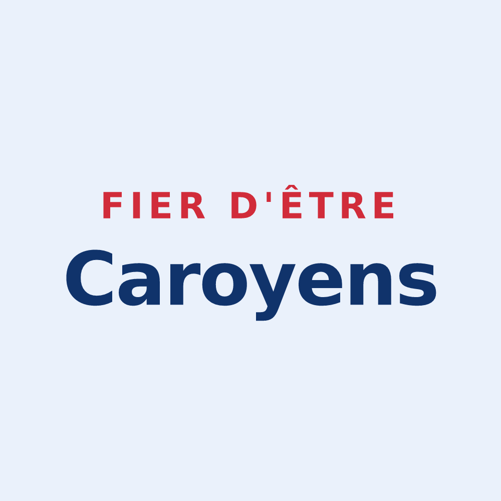 Sticker « Fier d'être Caroyens » — design pour Caro