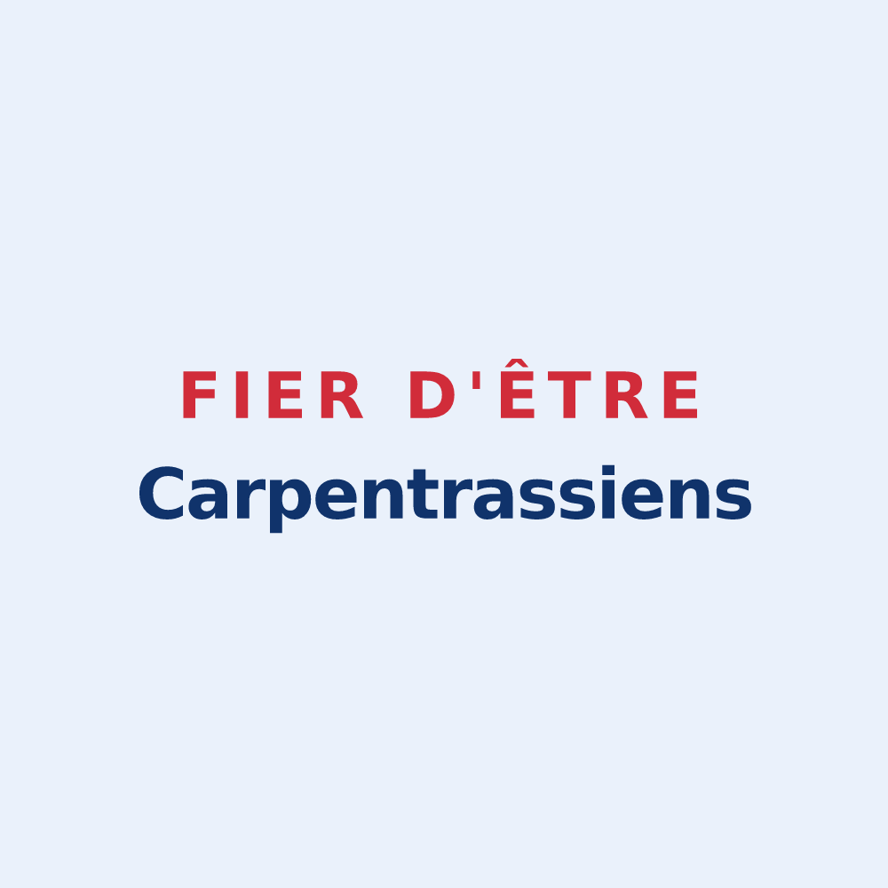 Sticker « Fier d'être Carpentrassiens » — design pour Carpentras
