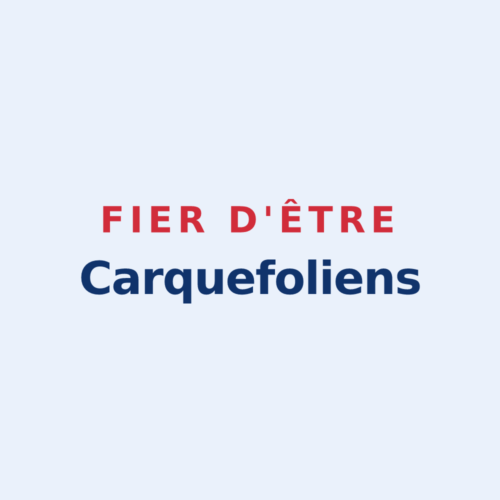 Sticker « Fier d'être Carquefoliens » — design pour Carquefou