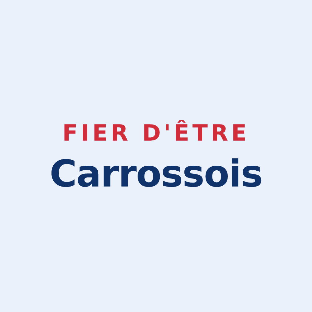 Sticker « Fier d'être Carrossois » — design pour Carros