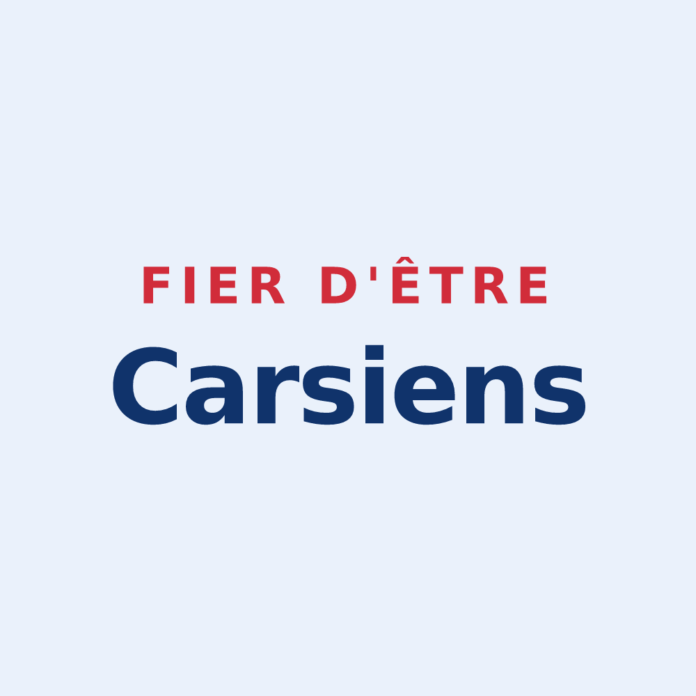 Sticker « Fier d'être Carsiens » — design pour Cars