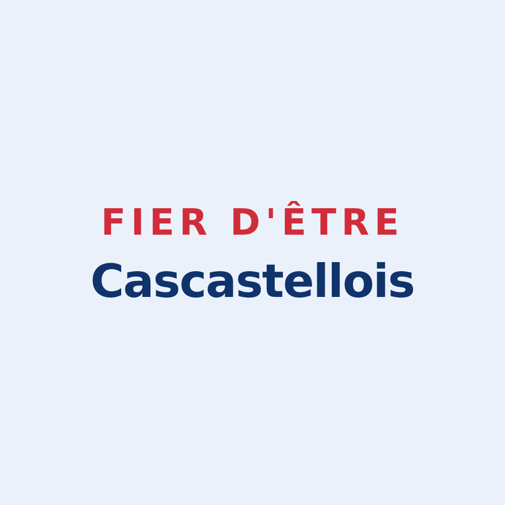 Sticker « Fier d'être Cascastellois » — design pour Cascastel-des-Corbières