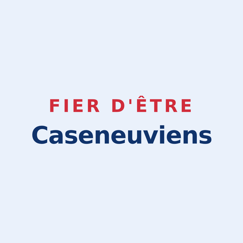 Sticker « Fier d'être Caseneuviens » — design pour Caseneuve