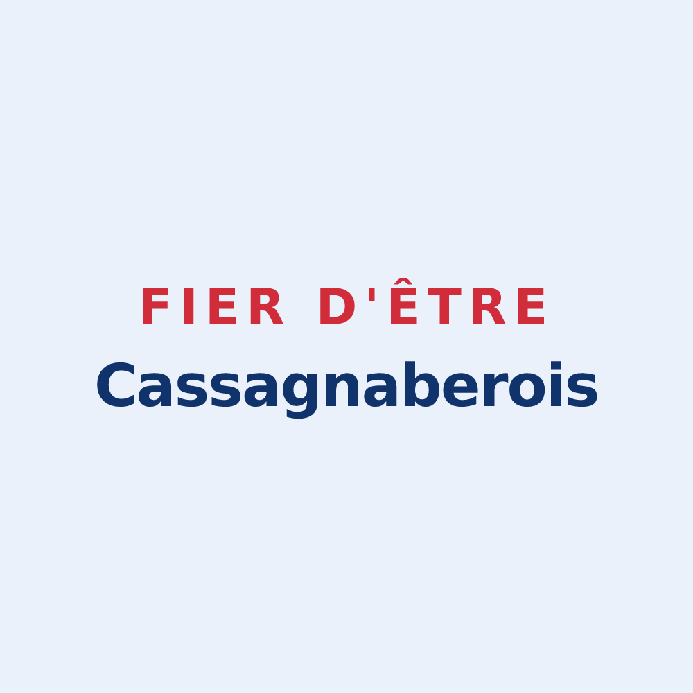 Sticker « Fier d'être Cassagnaberois » — design pour Cassagnabère-Tournas