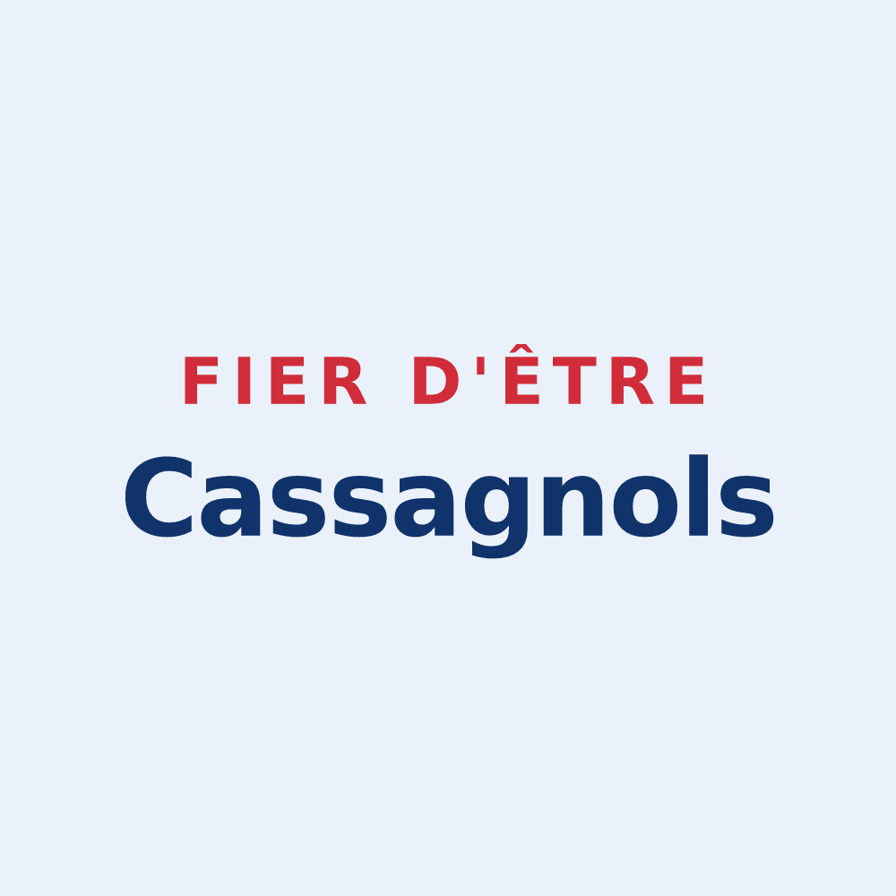 Sticker « Fier d'être Cassagnols » — design pour Cassagnes