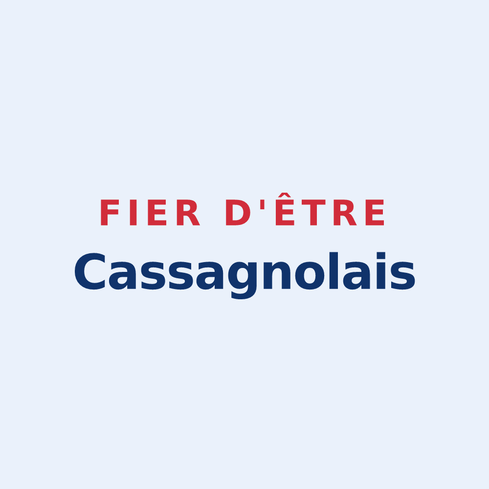 Sticker « Fier d'être Cassagnolais » — design pour Cassagnoles
