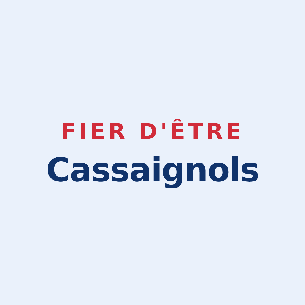 Sticker « Fier d'être Cassaignols » — design pour Cassaignes