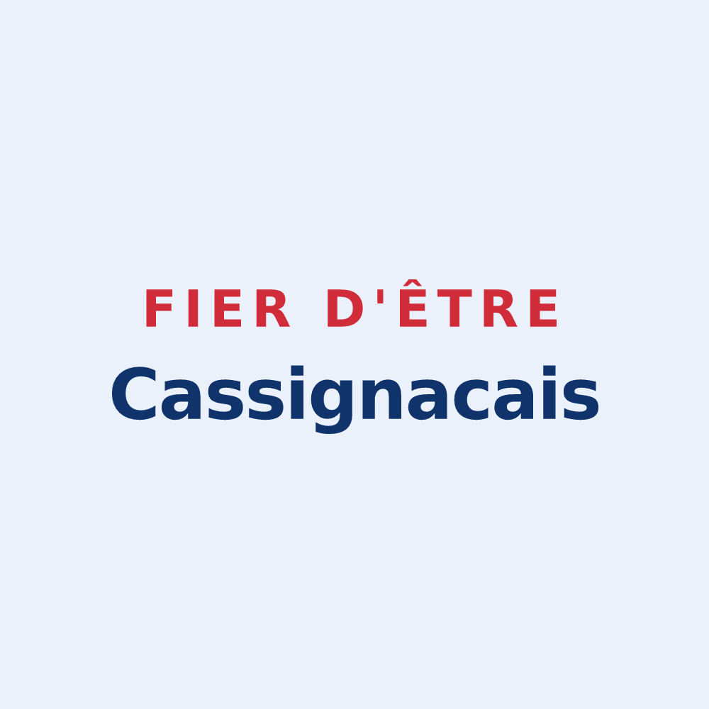 Sticker « Fier d'être Cassignacais » — design pour Cassignas
