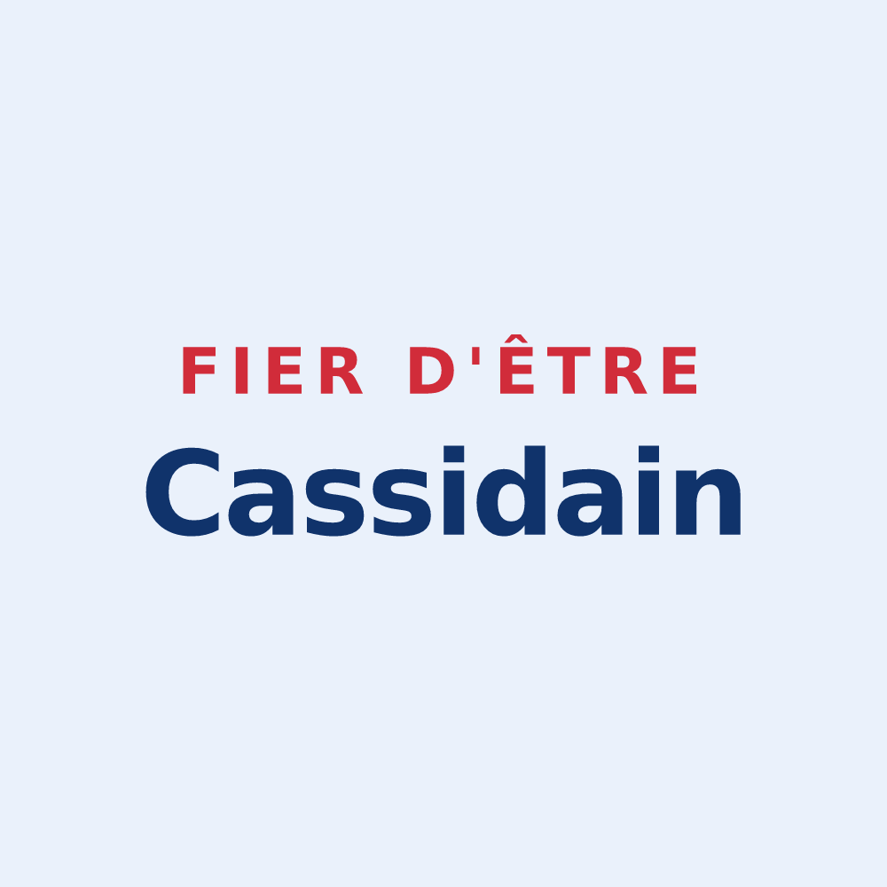 Sticker « Fier d'être Cassidain » — design pour Cassis