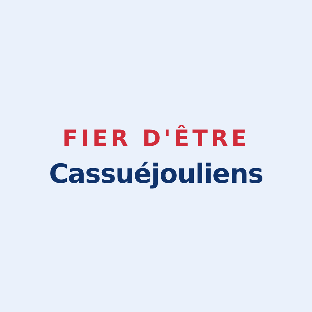 Sticker « Fier d'être Cassuéjouliens » — design pour Cassuéjouls