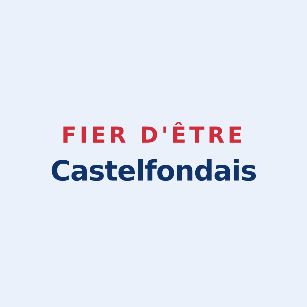 Sticker « Fier d'être Castelfondais » — design pour Castelculier