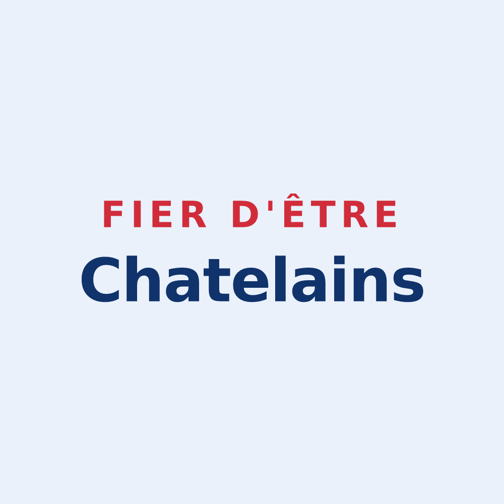 Sticker « Fier d'être Chatelains » — design pour Castella