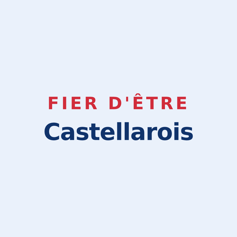 Sticker « Fier d'être Castellarois » — design pour Castellar