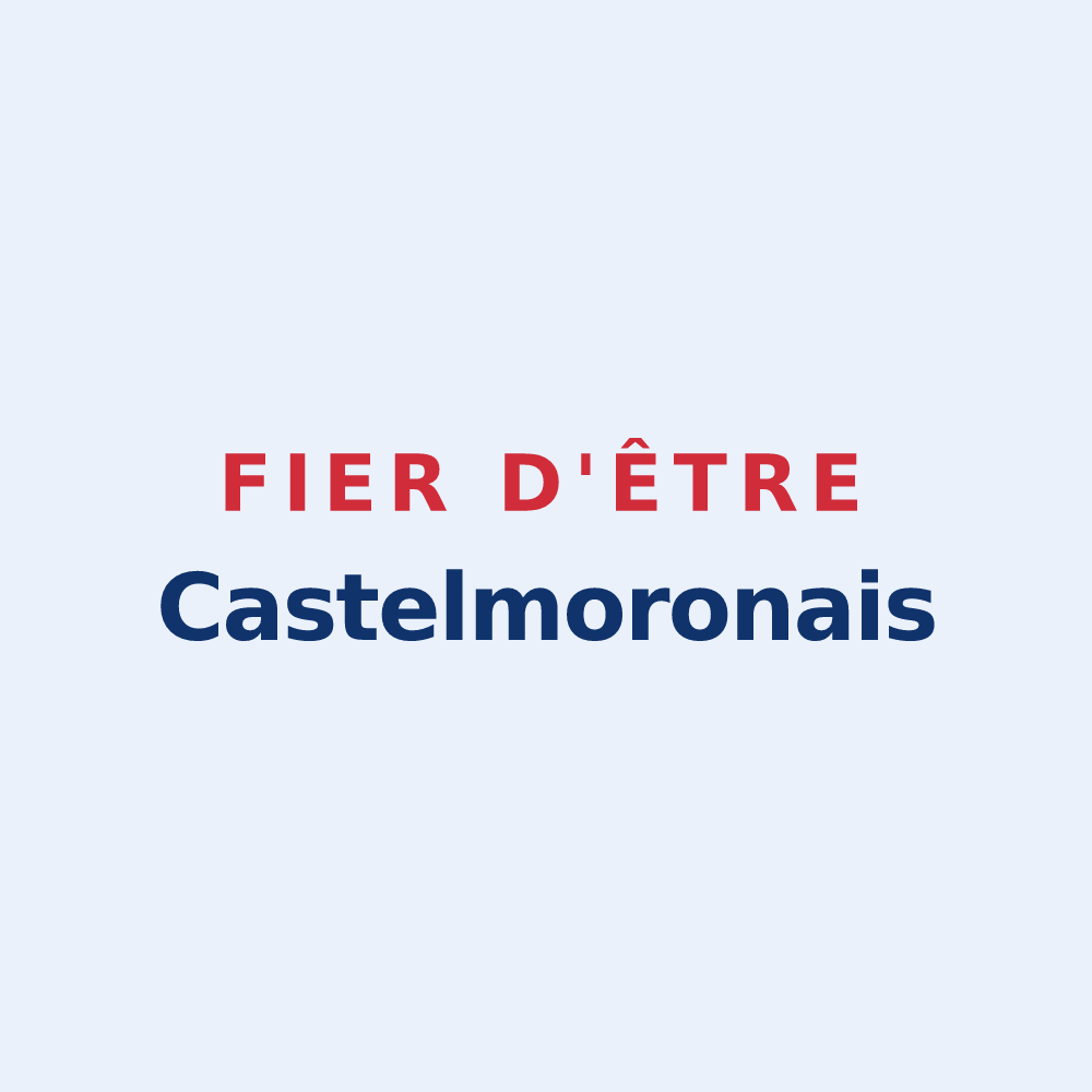 Sticker « Fier d'être Castelmoronais » — design pour Castelmoron-d'Albret