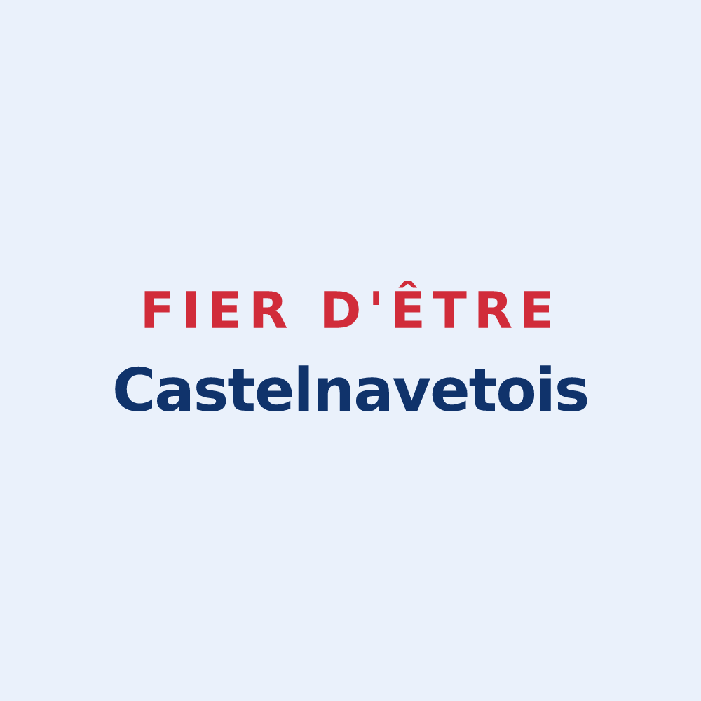 Sticker « Fier d'être Castelnavetois » — design pour Castelnavet